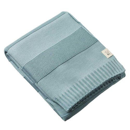 Nature Baby Merino Knit Pearl Blanket